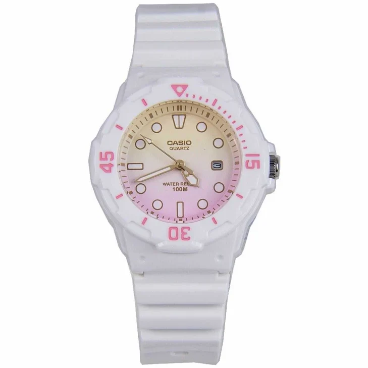 ساعت مچی دخترانه عقربه ای کاسیو(casio) مدل LRW-200H-4E2VDR